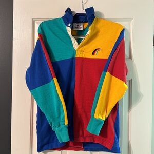 Vtg Canadian Rugby jersey shirt 🌈  medium PRIDE